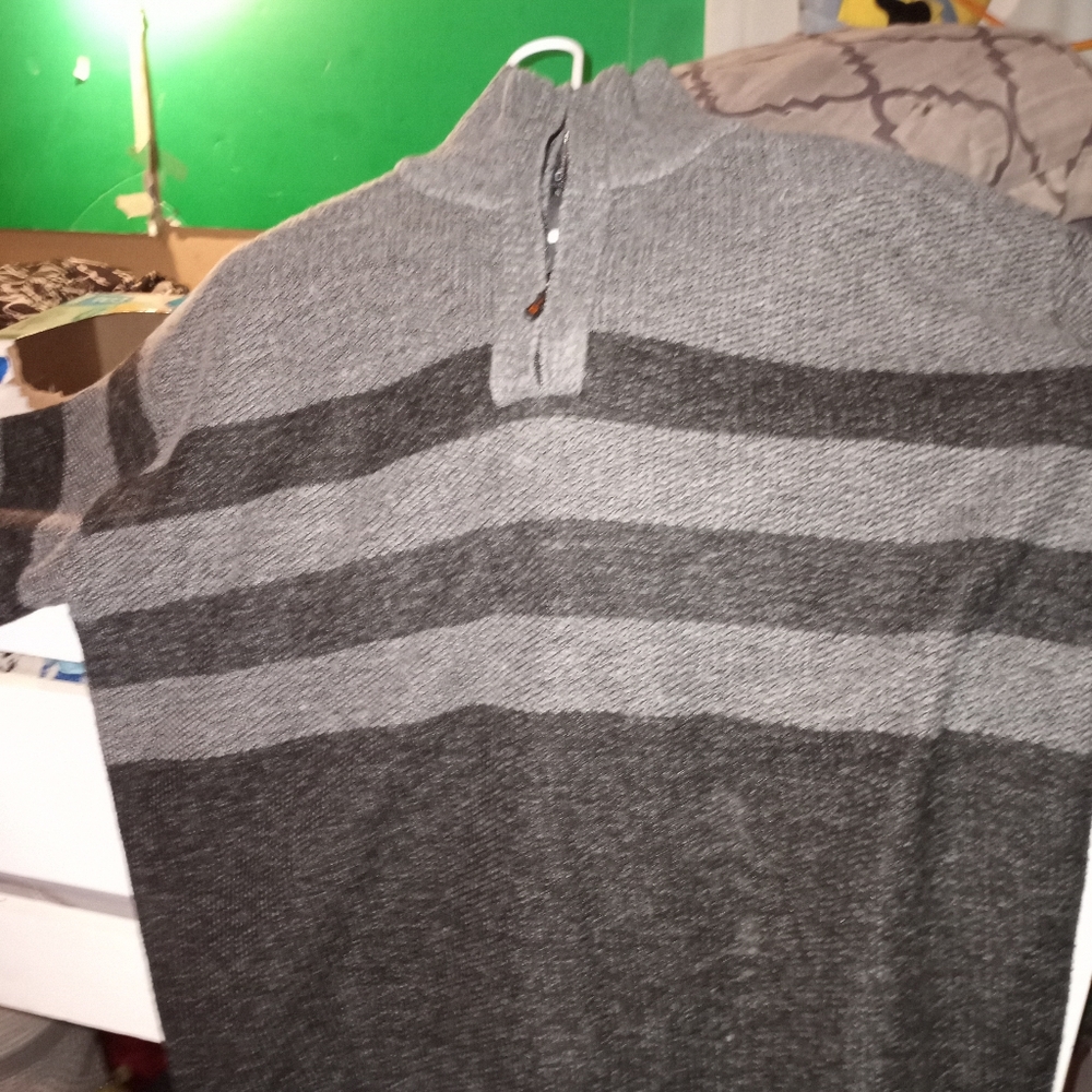 Quarter zip mens sweater size 5x